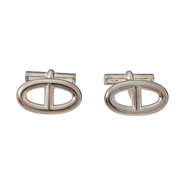Metal Cufflink Silver