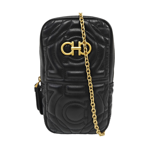 Gancini Calfskin Black