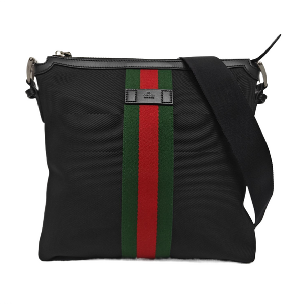 Fabric Shoulder Bag Black
