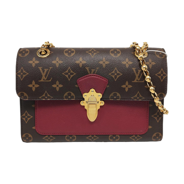 VICTOIRE Monogram Coated Canvas Brown