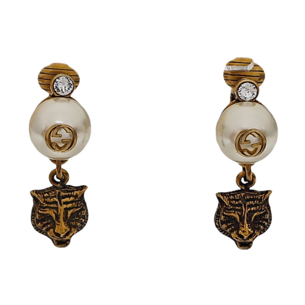Le Marché Des Merveilles Metal Gold Clip On Earrings