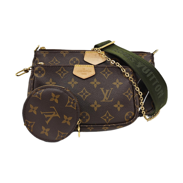 MULTI Monogram Coated Canvas Brown