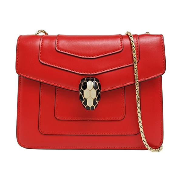 SERPENTI FOREVER Calfskin Red