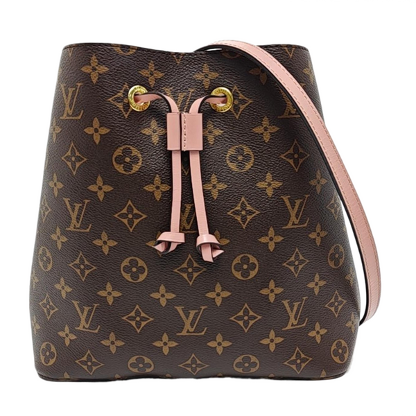 NÉONOÉ MM Monogram Coated Canvas Brown
