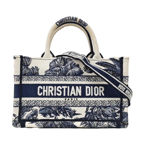 Book Tote Mini Fabric Blue