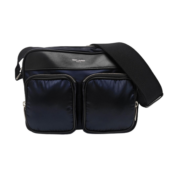 Nylon Shoulder Bag Blue