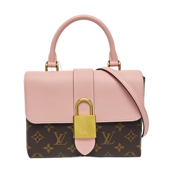 LOCKY BB Monogram Coated Canvas Pink