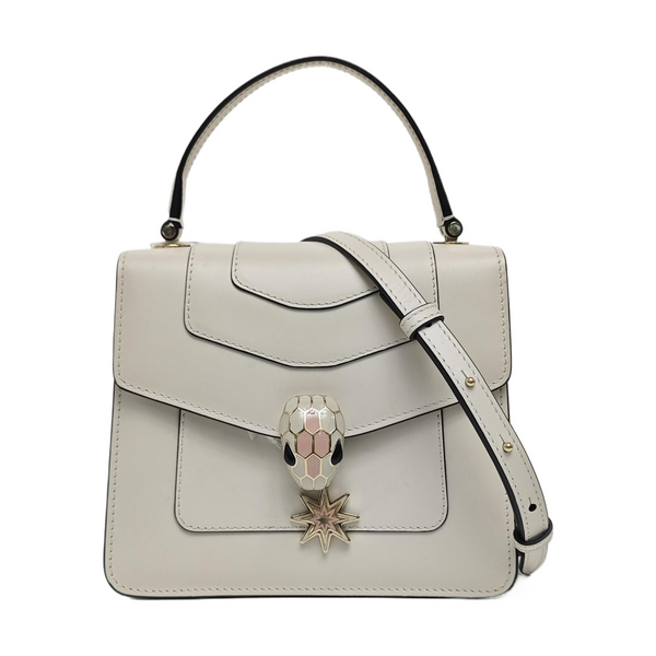 SERPENTI FOREVER Calfskin White