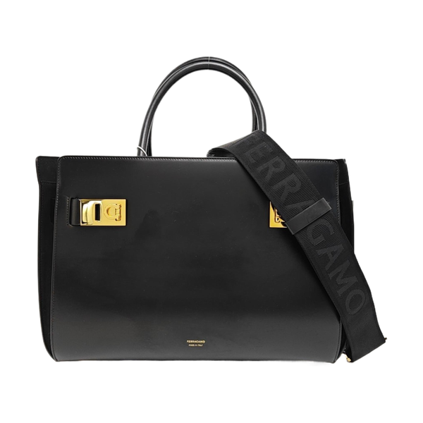 Calfskin Tote Bag Black