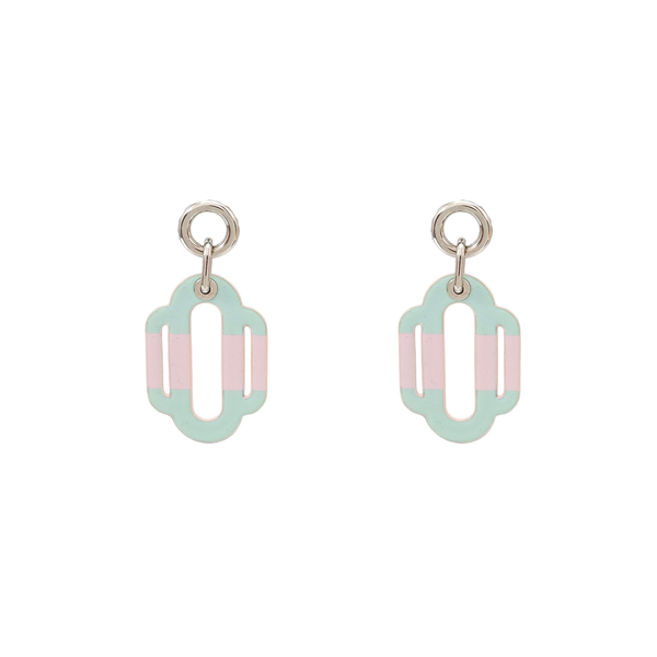 Attelage Metal Red Stud Earrings