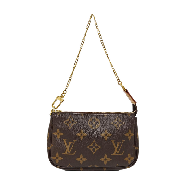 ACCESSOIRES Mini Monogram Coated Canvas Brown