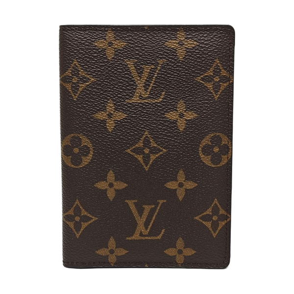 Monogram Coated Canvas Wallet Brown