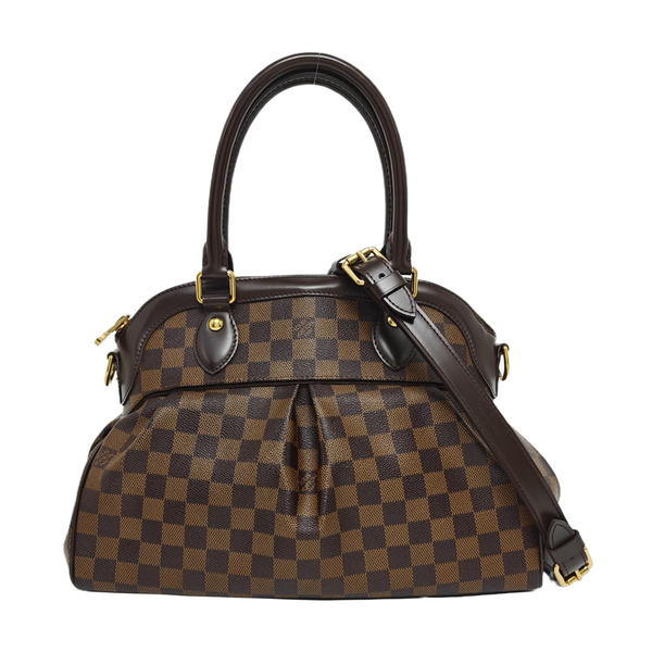 TREVI PM Damier Ebene Coated Canvas Brown