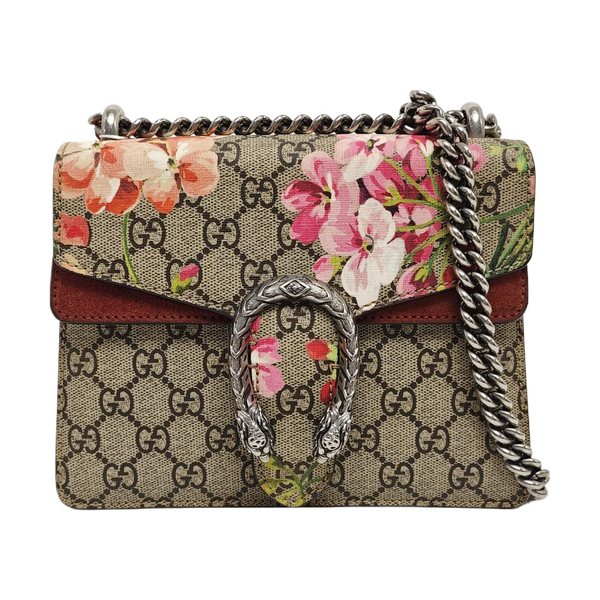 Dionysus Mini Monogram Coated Canvas Beige