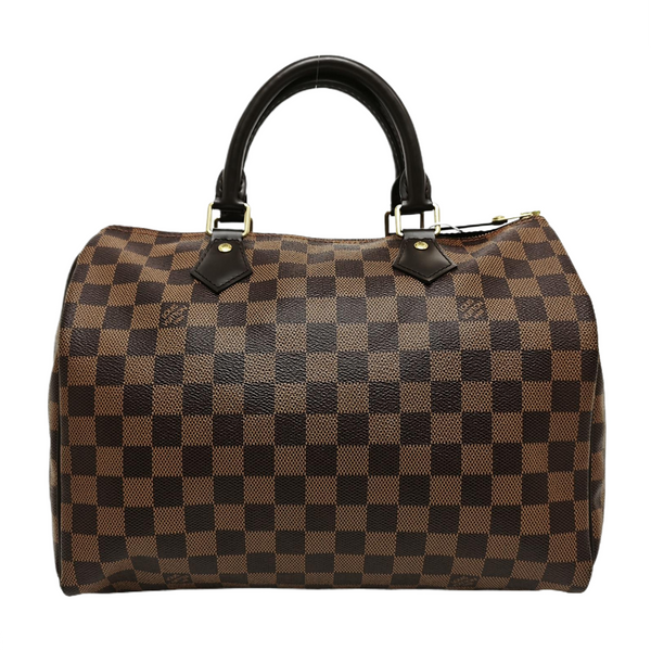 SPEEDY 30 Damier Ebene Coated Canvas Brown
