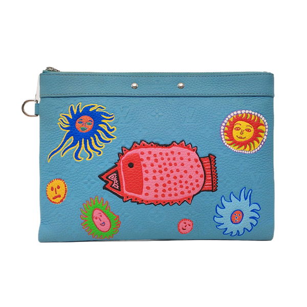 Monogram Calfskin Blue