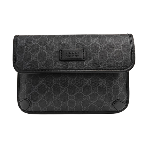 Neo Vintage Monogram Coated Canvas Black