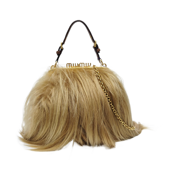 Special Material Shoulder Bag Brown