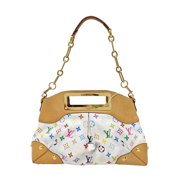 LV × TM JUDY MM Monogram Coated Canvas White