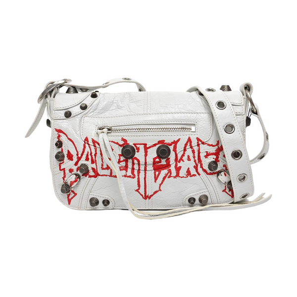Authenticated pre-owned Le Cagole XS Lambskin White - Shoulder Bag at Looply