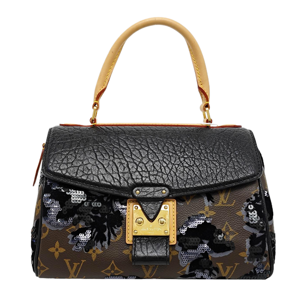 FLEUR DE JAIS Monogram Coated Canvas Brown