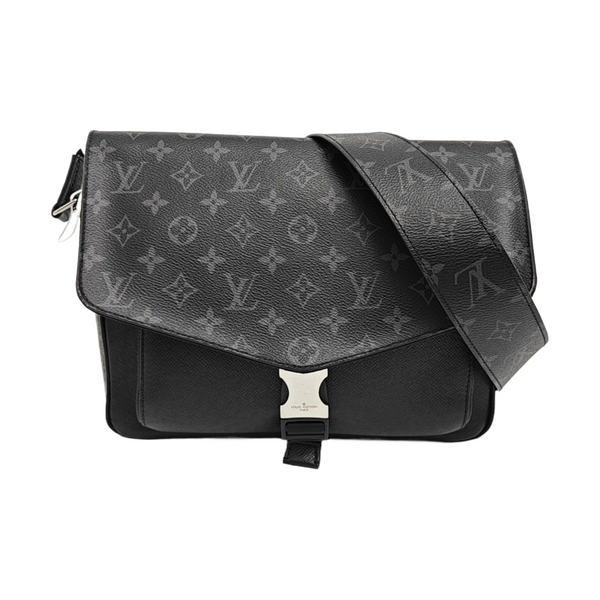 TAIGARAMA Monogram Coated Canvas Black