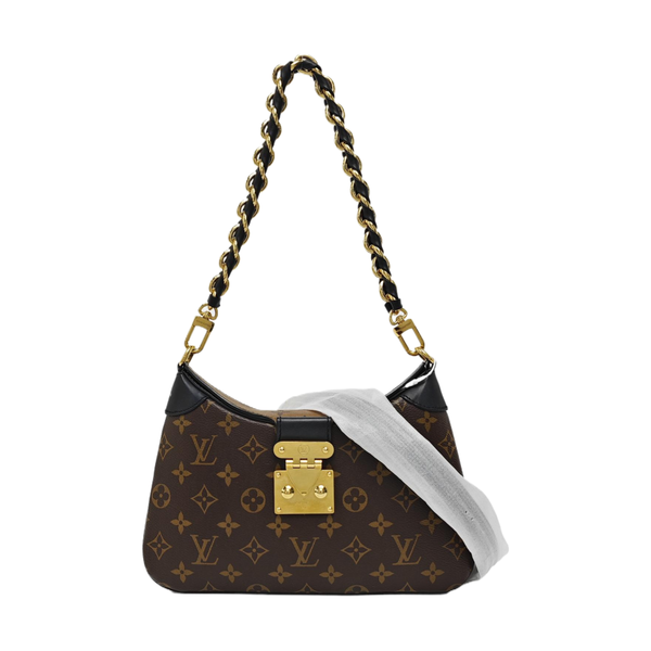 TWINNY Monogram Coated Canvas Brown