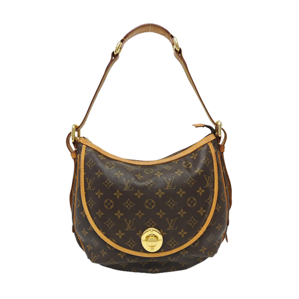 TULUM GM Monogram Coated Canvas Brown