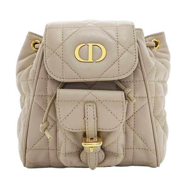 Dior Caro Cannage Lambskin Beige