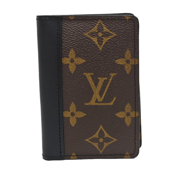 Monogram Coated Canvas Card Holder Mini Brown