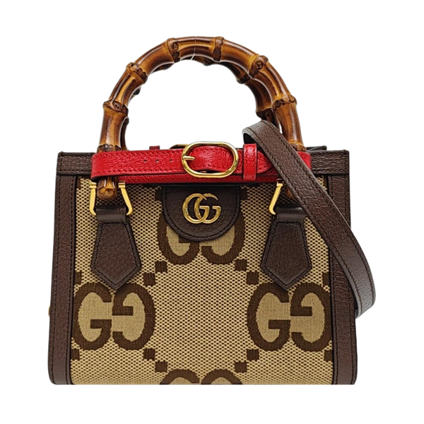 Diana Mini Monogram Canvas Beige