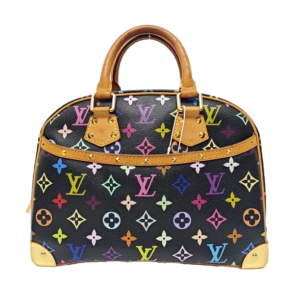 LV × TM DEAUVILLE Monogram Coated Canvas Black