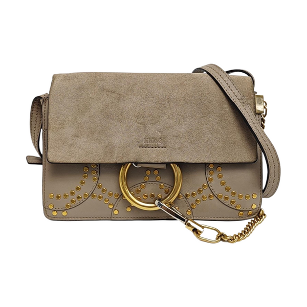 Faye Small Suede Gray