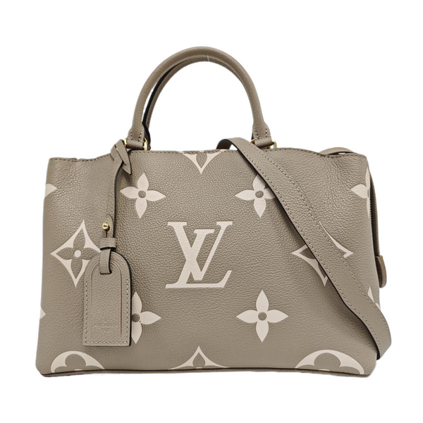 PALAIS PM Monogram Calfskin Gray