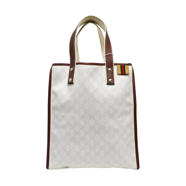 Monogram Coated Canvas White