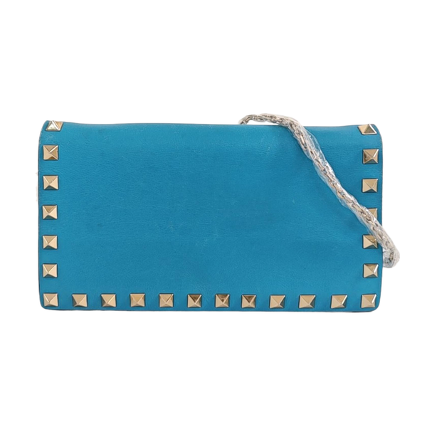 Rockstud Calfskin Blue