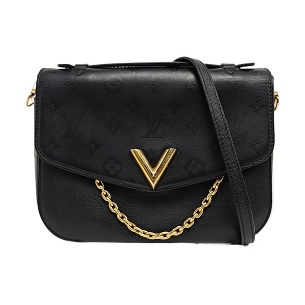 VERY Monogram Calfskin Black