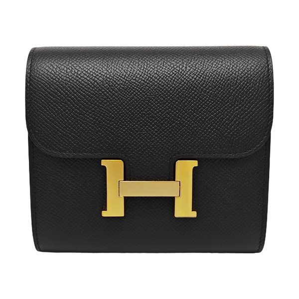 Constance Epsom Black Wallet