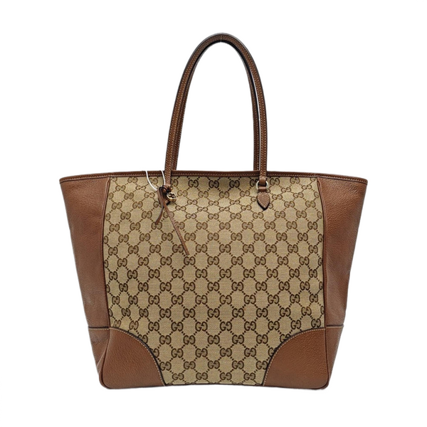 Bree Medium Monogram Canvas Beige