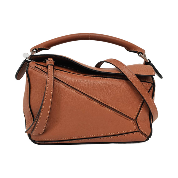 Puzzle Mini Calfskin Brown
