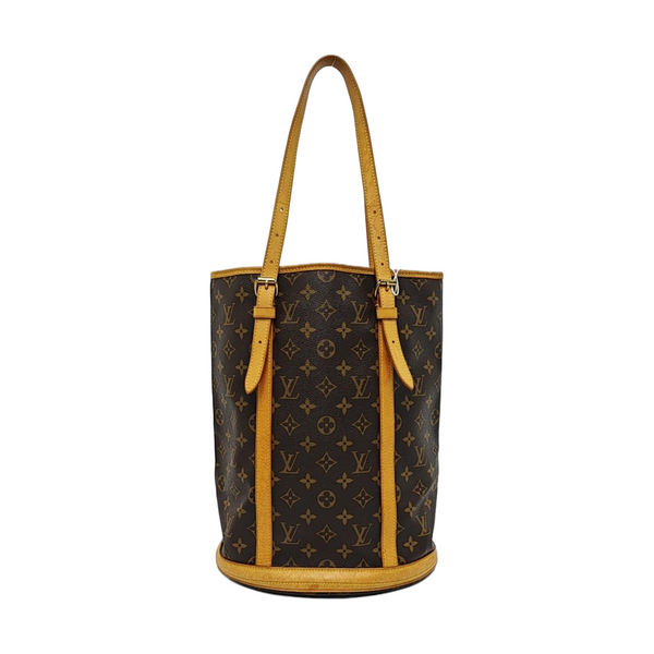 BUCKET GM Monogram Coated Canvas Brown