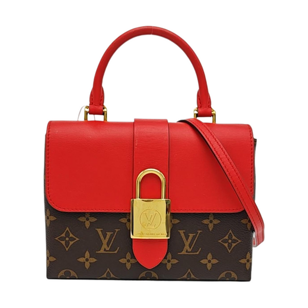 LOCKY BB Monogram Coated Canvas Red