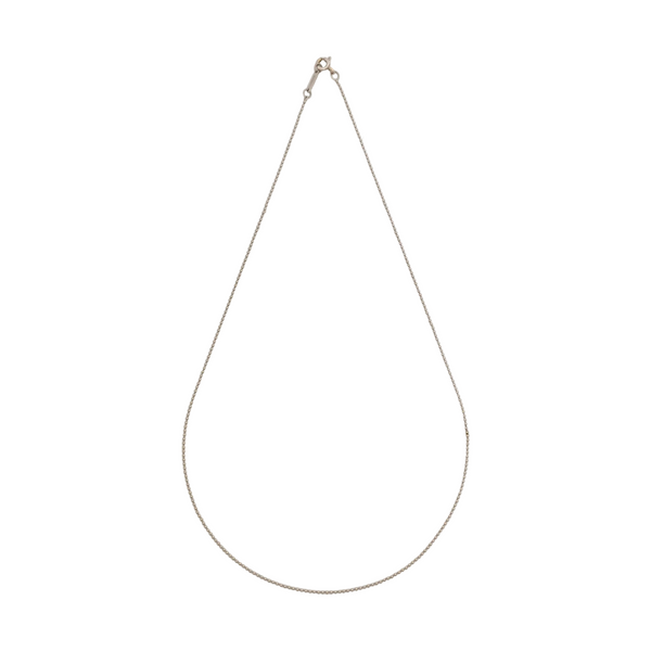 18k White Gold Silver Necklace