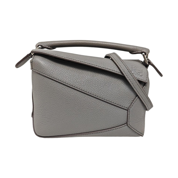Puzzle Mini Calfskin Gray