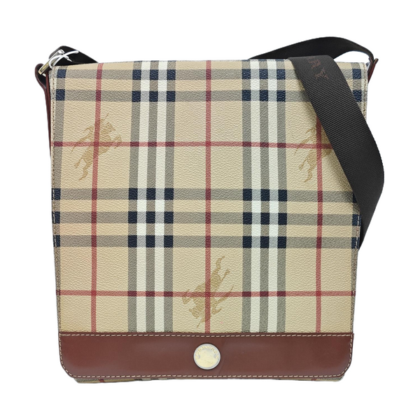 Leather Shoulder Bag Beige