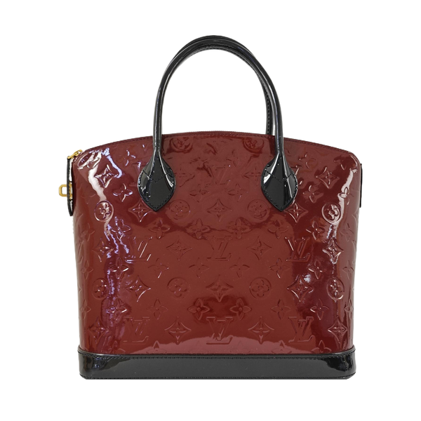 LOCKIT Monogram Patent Leather Red