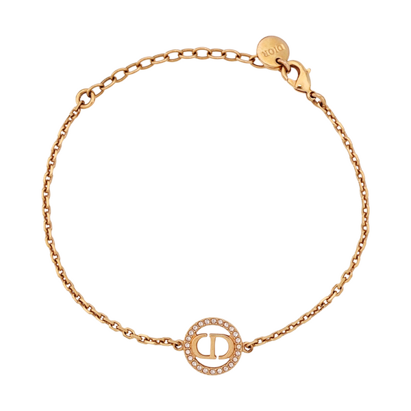 Petit CD Metal Rose Gold Bracelet