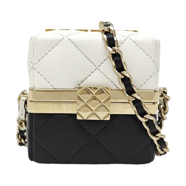 Quilted Lambskin Shoulder Bag Multicolor