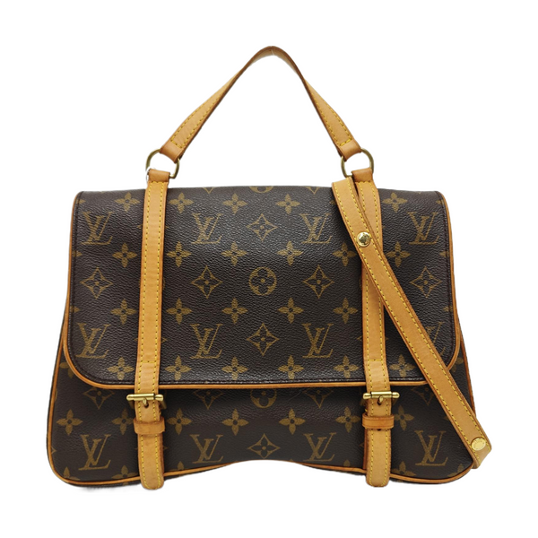 MARELLE SAC À DOS Monogram Coated Canvas Brown