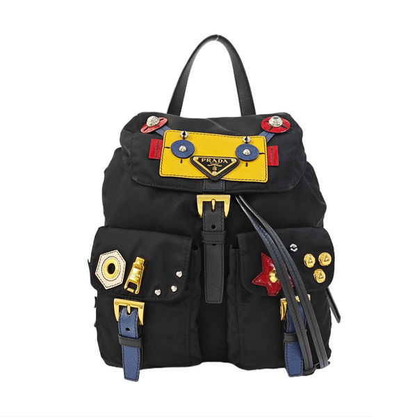 Nylon Backpack Black